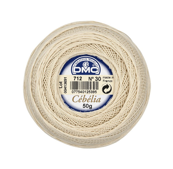 DMC 50g "Cebelia No. 30" Crochet Cotton Yarn