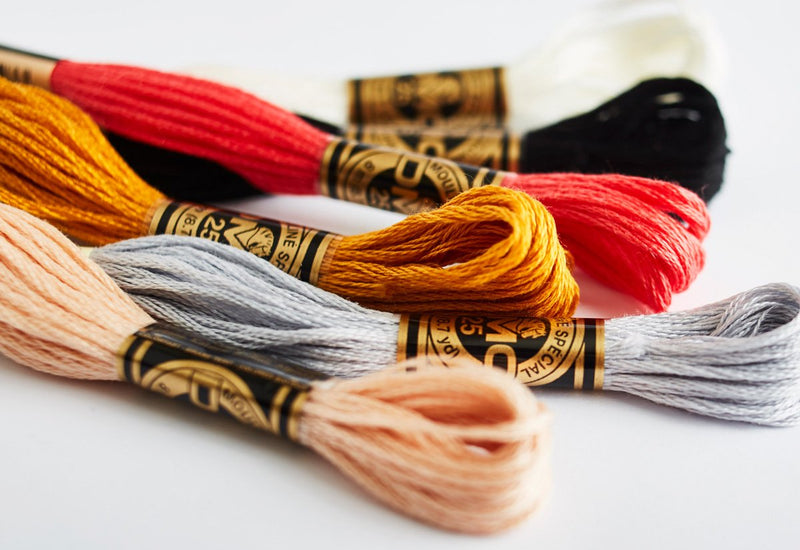 DMC Stranded Cotton Embroidery Thread (Shades #001 - #049)