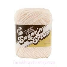 Lily 71g "Sugar ‘n Cream" 4-ply 100% Cotton Yarn - Solid Colours