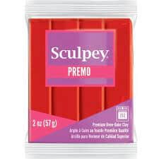 Sculpey Premo! Polymer Oven-Bake Clay - 57g Blocks - Solid Colours