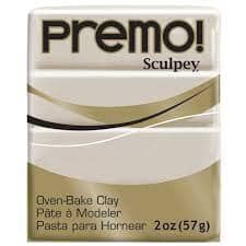 Sculpey Premo! Polymer Oven-Bake Clay - 57g Blocks - Solid Colours