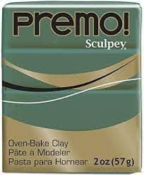 Sculpey Premo! Polymer Oven-Bake Clay - 57g Blocks - Solid Colours