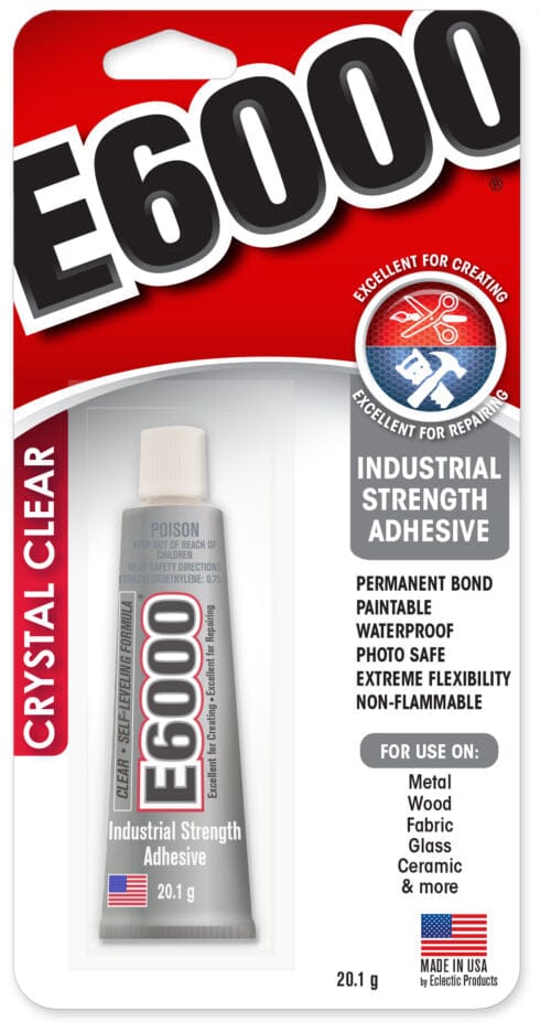 Eclectic E6000 Industrial Strength Adhesive Glue - Clear