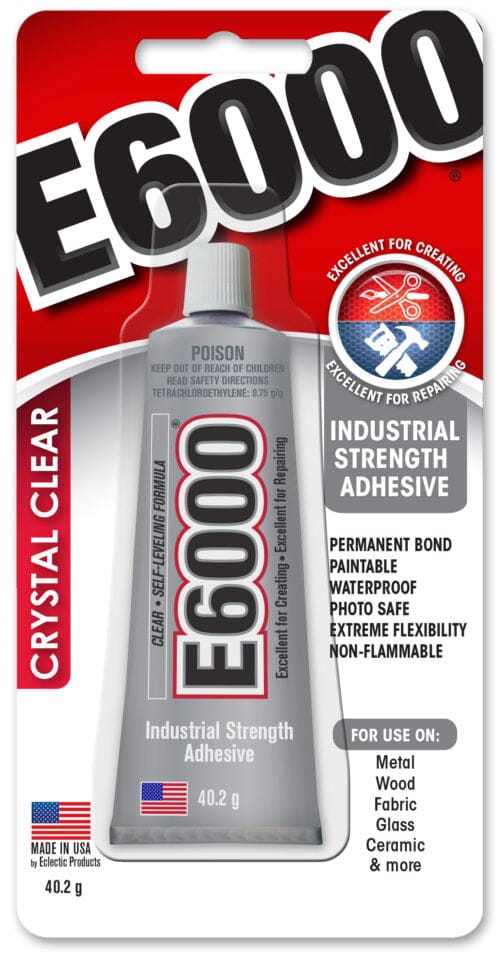 Eclectic E6000 Industrial Strength Adhesive Glue - Clear