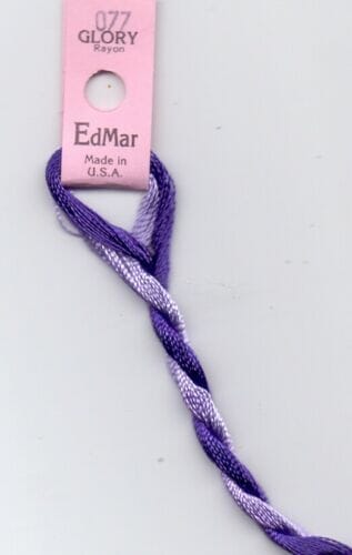 Edmar "Glory" 2-Ply Rayon Brazilian Embroidery Thread (Shades #001 - #099)