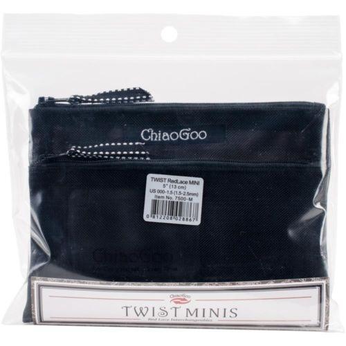 ChiaoGoo TWIST IC 5" (13cm) Circular Knitting Needles - Mini Complete Set