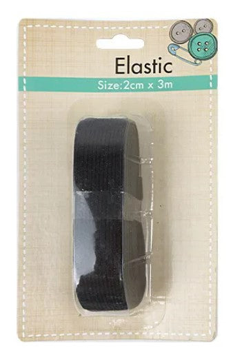 Everyday Elastic - White or Black - Choose Your Size
