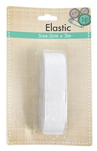 Everyday Elastic - White or Black - Choose Your Size