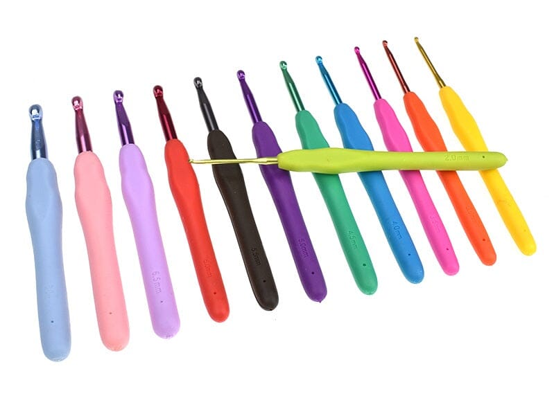 Everyday Ergonomic Soft Grip Crochet Hook - Choose Your Size (2.00mm - 8.00mm)