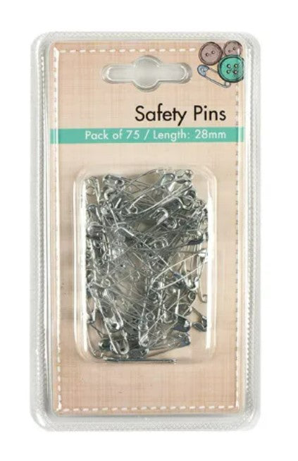 Everyday 28mm Safety Pins - 75 Pack
