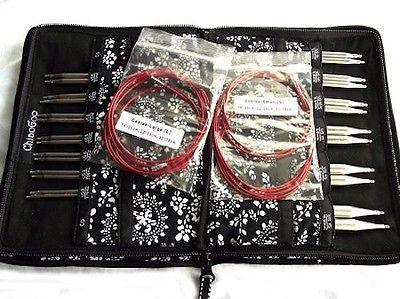 ChiaoGoo Twist Lace 5" (13cm) Interchangeable Circular Knitting Needles - Full Set