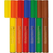 Faber-Castell  "Jumbo Connectors" Marker Colouring Pen Set - Choose Your Size