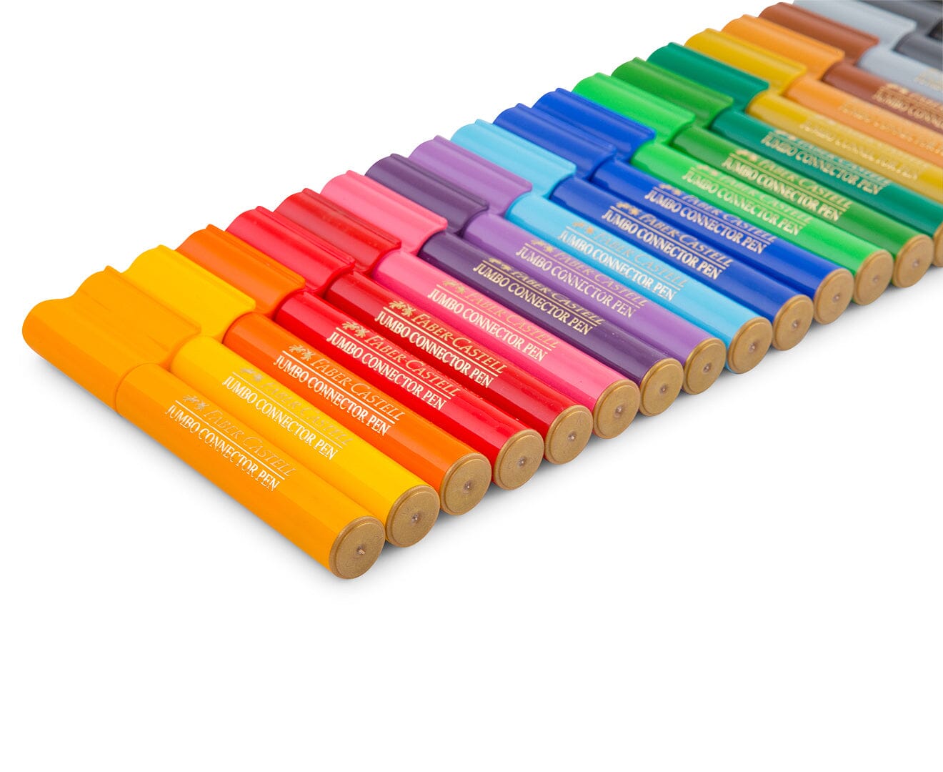 Faber-Castell  "Jumbo Connectors" Marker Colouring Pen Set - Choose Your Size