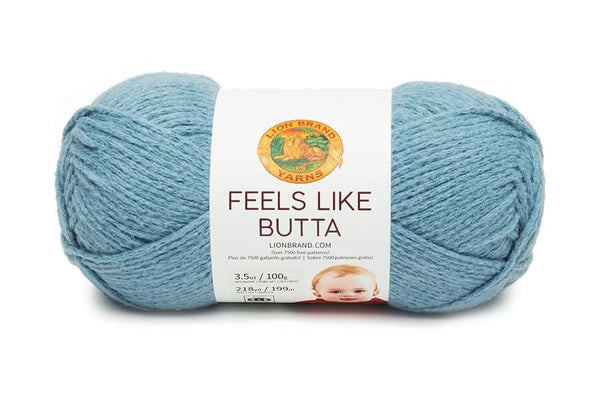 LION BRAND YARN Feels Like Butta Pelote De Laine Douce Et Peignée Pour Tricot EUR 23,63 - FR
