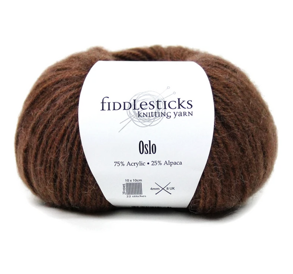 Fiddlesticks "Oslo" 50g 8-Ply Alpaca Blend Yarn
