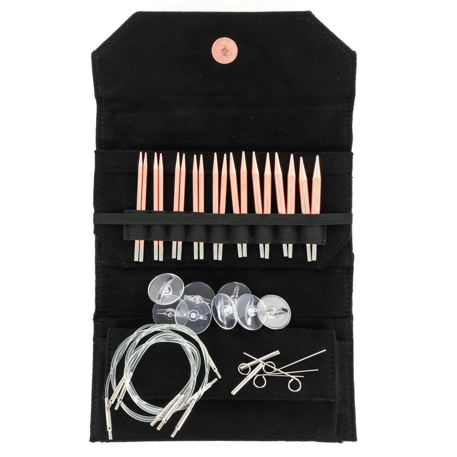 Lykke "Cypra" 13cm (5") Copper Interchangeable Circular Knitting Needle Set