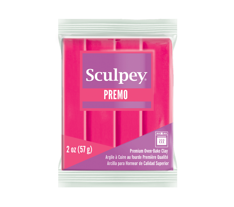 Sculpey Premo! Polymer Oven-Bake Clay - 57g Blocks - Solid Colours