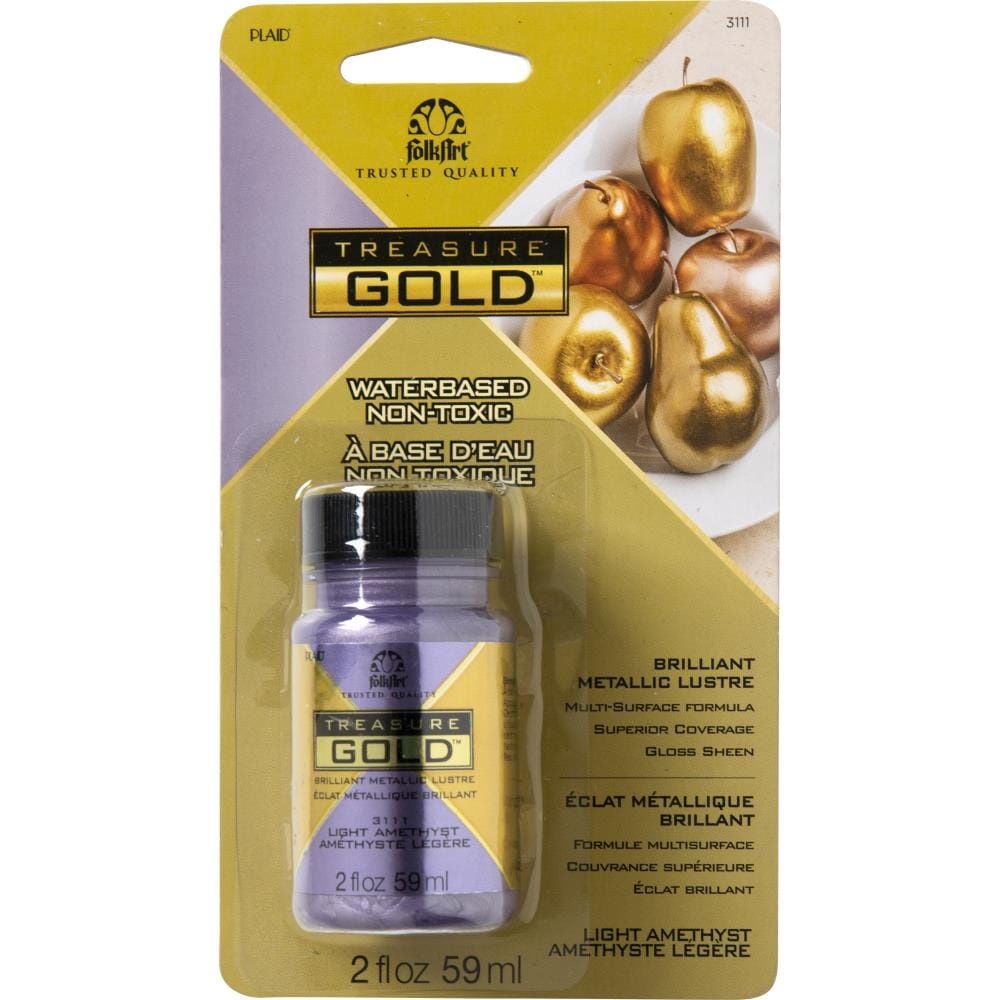 FolkArt "Treasure Gold" 59ml (2oz) Metallic Paint