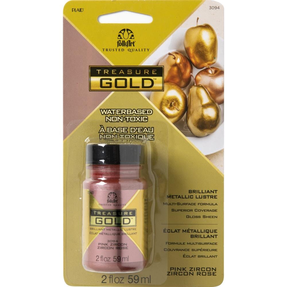 FolkArt "Treasure Gold" 59ml (2oz) Metallic Paint
