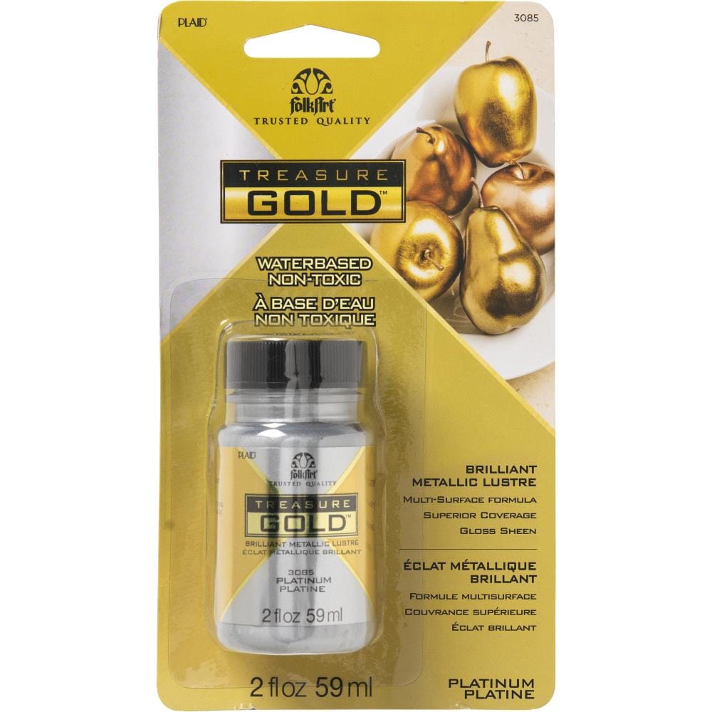 FolkArt "Treasure Gold" 59ml (2oz) Metallic Paint