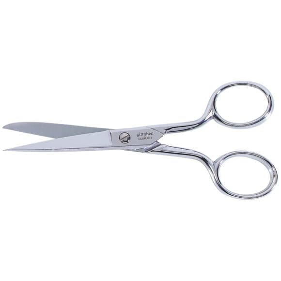 Gingher Knife Edge 12cm (5") Sewing Scissors w Leather Cover