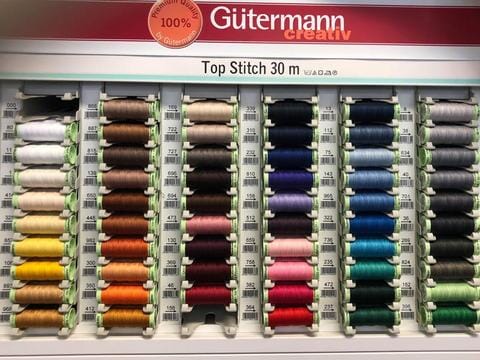 Gutermann Top Stitch Heavy Duty Polyester Sewing Thread - 30m Reel
