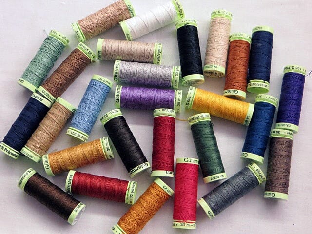Assorted Pack - Gutermann "Top Stitch" 30m Sewing Thread - 6 x Shades