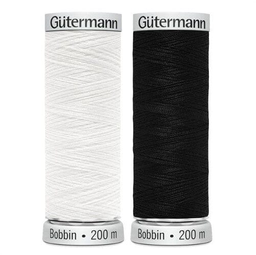 Gutermann Sulky Bobbin Machine Embroidery Thread - 200m Reel