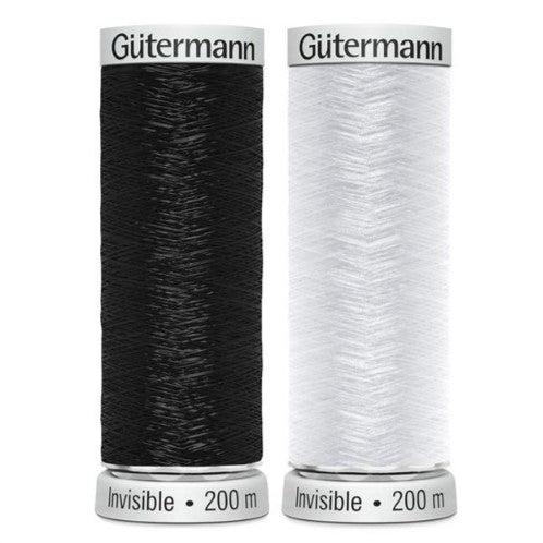 Gutermann Sulky Invisible Bobbin Machine Embroidery Thread - 200m Reel