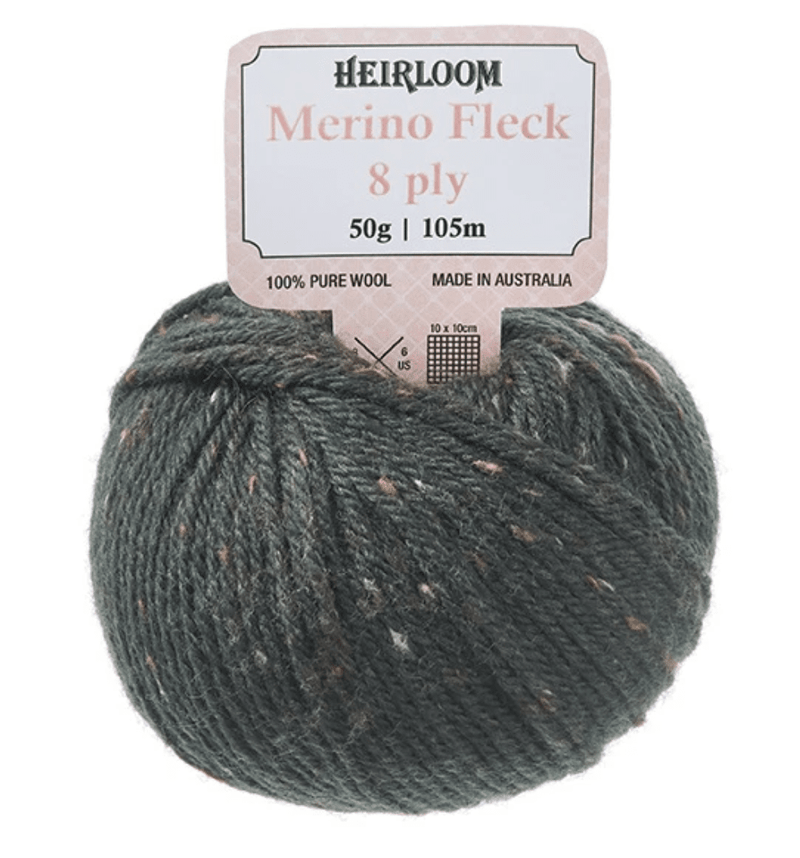 Heirloom 50g "Merino Fleck" 8-Ply 100% Wool Yarn