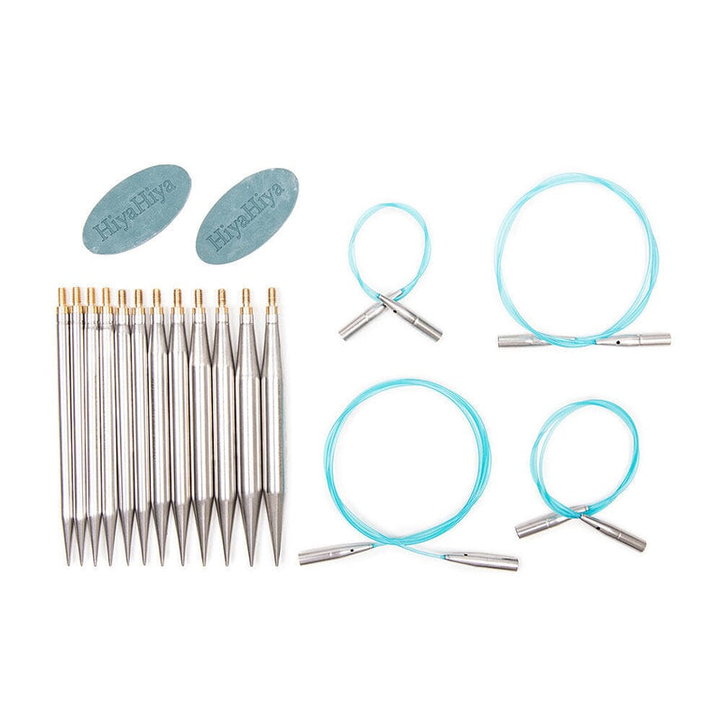 HiyaHiya 5" (13cm) Sharp Interchangeable Knitting Needles - Large Set