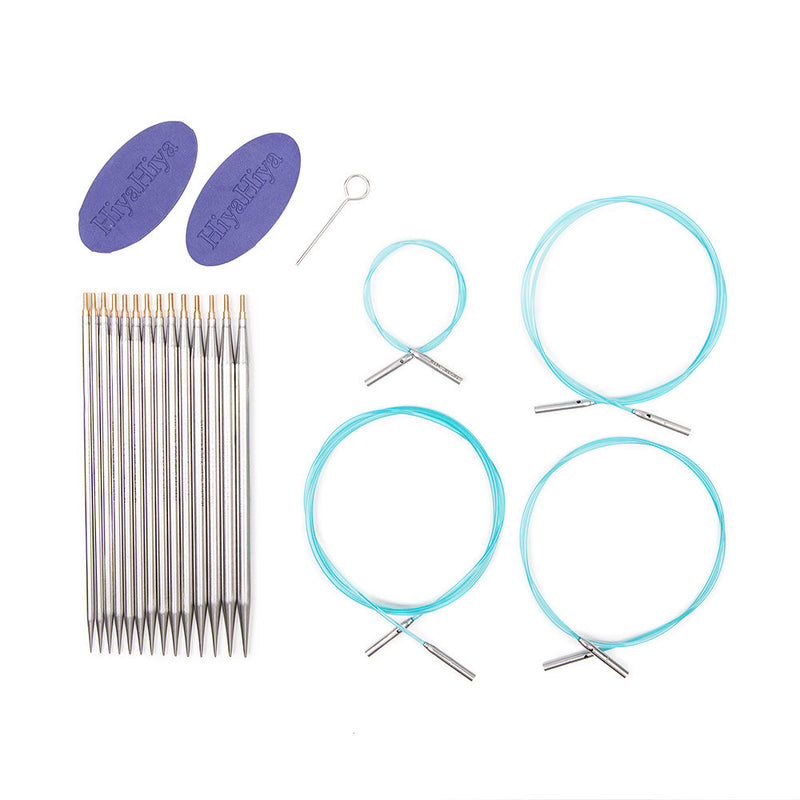 HiyaHiya 5" (13cm) Sharp Interchangeable Knitting Needles - Small Set