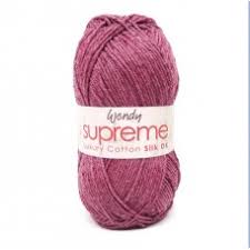Wendy 50g "Supreme" Luxury Cotton DK Yarn