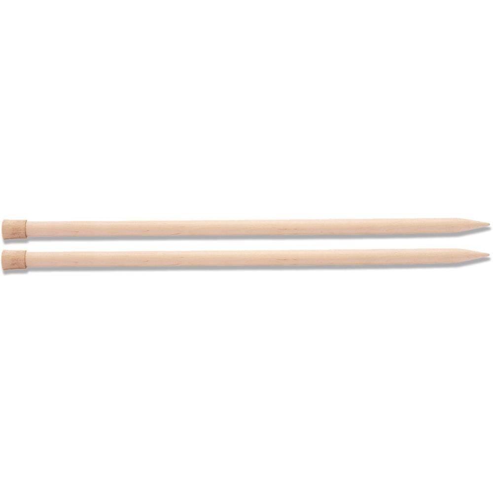 KnitPro "Basix" Birch Wood Jumbo Single Point Knitting Needles  | KNITTING CO. - 2