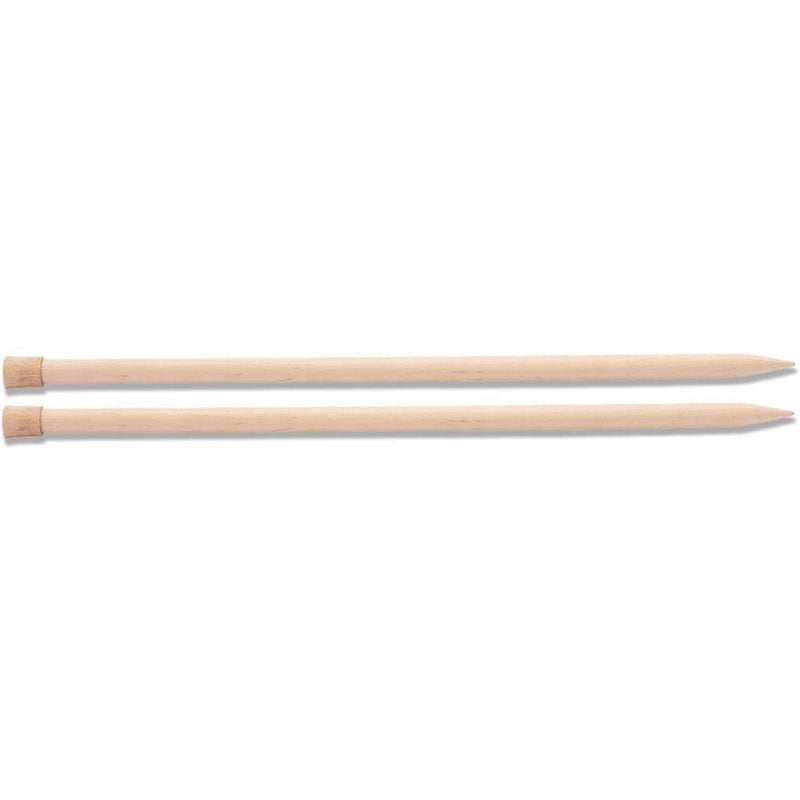 KnitPro "Basix" Birch Wood Jumbo Single Point Knitting Needles  | KNITTING CO. - 2