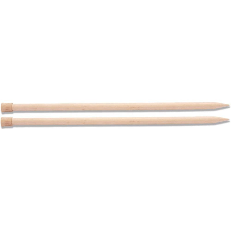 KnitPro "Basix" Birch Wood Jumbo Single Point Knitting Needles  | KNITTING CO. - 2