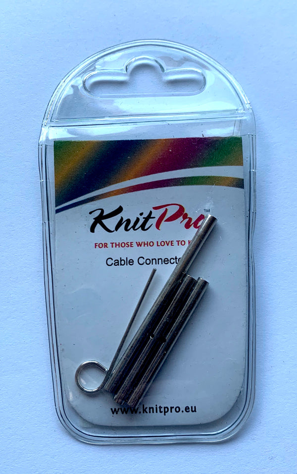 KnitPro Interchangeable Circular Knitting Needle Cable Connectors - Set of 3