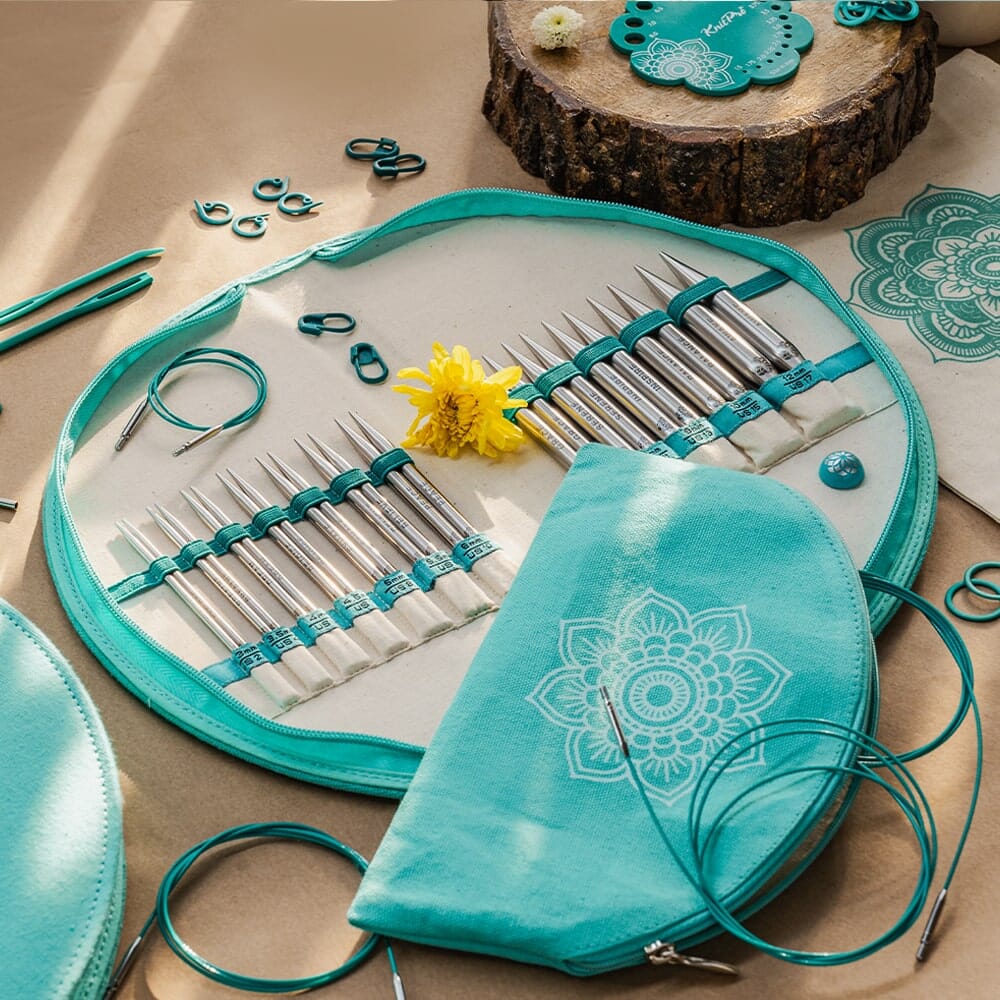 KnitPro "Mindful" Interchangeable Circular Knitting Needles - Gratitude Set of 12