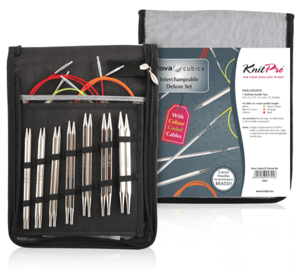 KnitPro "Nova Cubics" IC Circular Knitting Needles - Deluxe Set