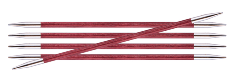 KnitPro "Royale" Birch Wood Double Point Knitting Needles (15cm or 20cm)