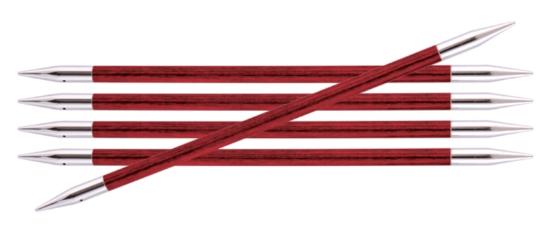 KnitPro "Royale" Birch Wood Double Point Knitting Needles (15cm or 20cm)