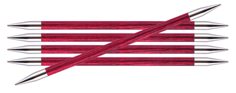 KnitPro "Royale" Birch Wood Double Point Knitting Needles (15cm or 20cm)