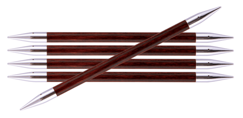 KnitPro "Royale" Birch Wood Double Point Knitting Needles (15cm or 20cm)