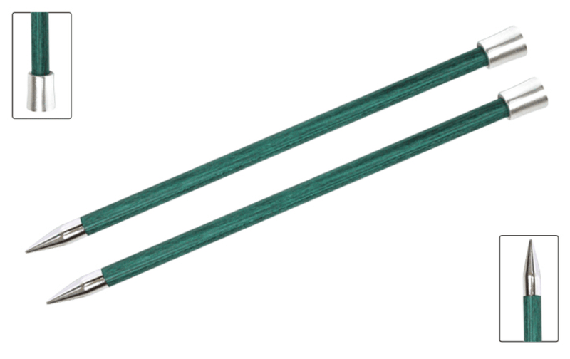 KnitPro "Royale" Birch Wood Single Point Knitting Needles (Dif Sizes)
