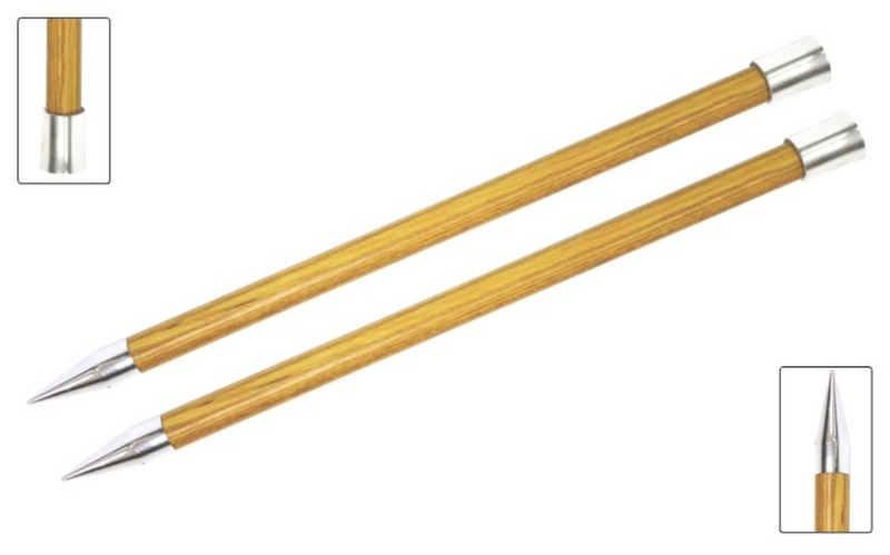 KnitPro "Royale" Birch Wood Single Point Knitting Needles (Dif Sizes)