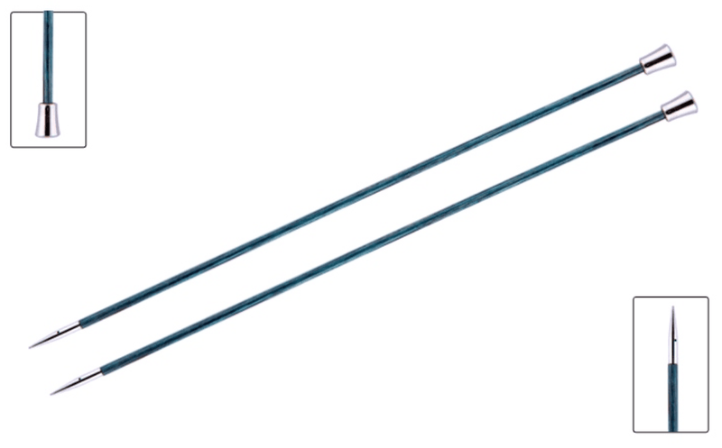 KnitPro "Royale" Birch Wood Single Point Knitting Needles (Dif Sizes)