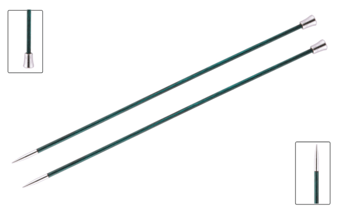 KnitPro "Royale" Birch Wood Single Point Knitting Needles (Dif Sizes)