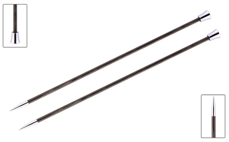 KnitPro "Royale" Birch Wood Single Point Knitting Needles (Dif Sizes)