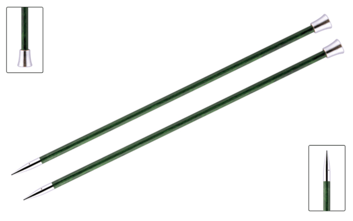 KnitPro "Royale" Birch Wood Single Point Knitting Needles (Dif Sizes)