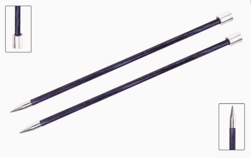KnitPro "Royale" Birch Wood Single Point Knitting Needles (Dif Sizes)